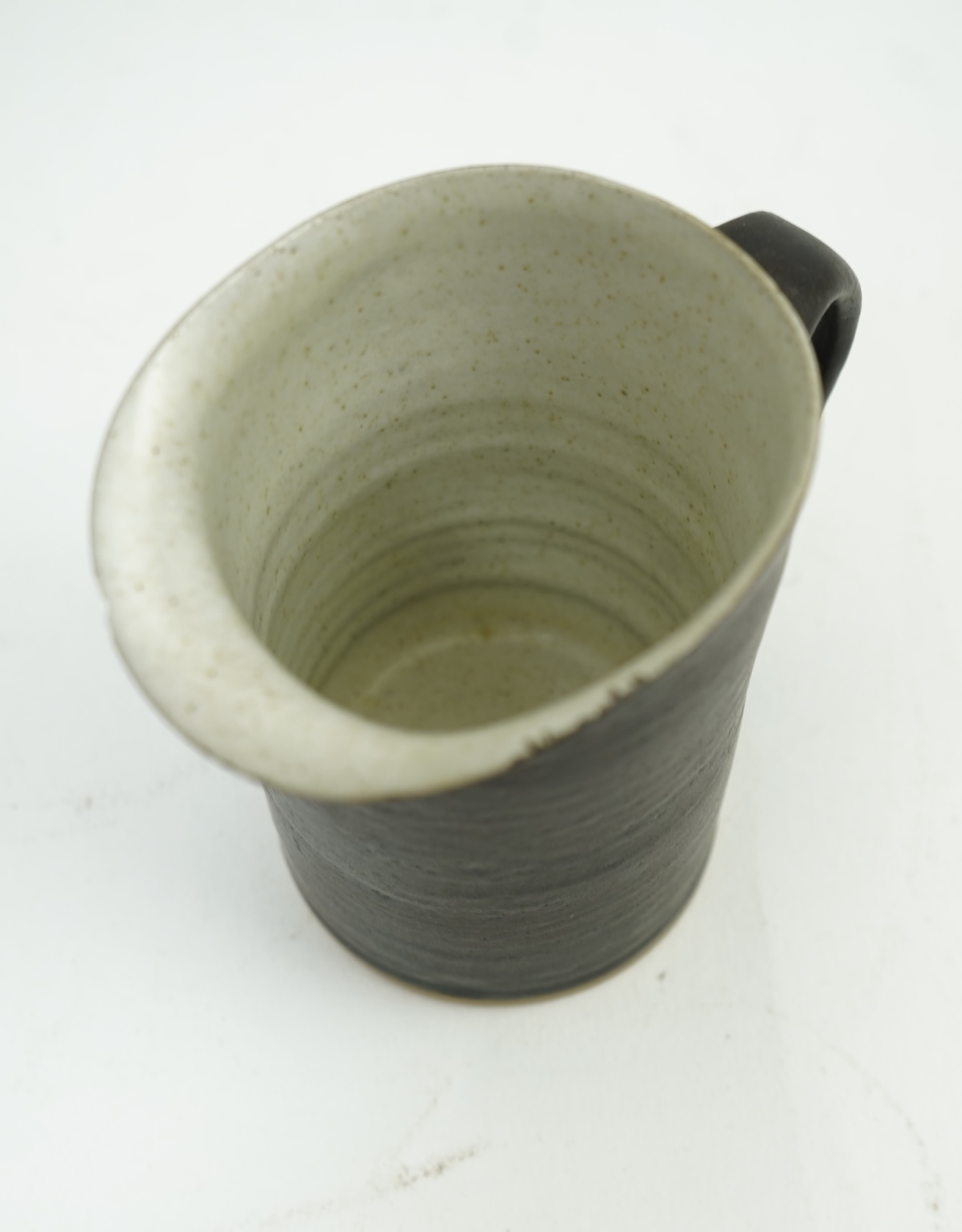 Dame Lucie Rie DBE (Austrian/British, 1902-1995): A stoneware jug and small bowl